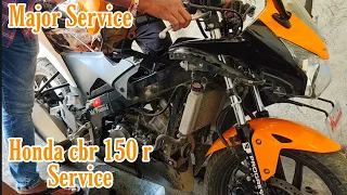 Honda cbr 150r service after 3.5 Year And 30,000+ K.M | Spark plugs change |