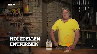 Profitipp: Wie man Holzdellen mit einem Bügeleisen entfernt | SWR Handwerkskunst