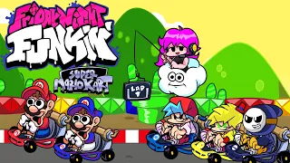 Friday Night Funkin' - Mario Kart Mod Demo Gameplay