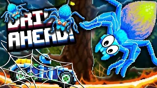 Drive Ahead - the BATTLE with the GIANT SPIDER! New Hot Wheels Spider Park Attack mode