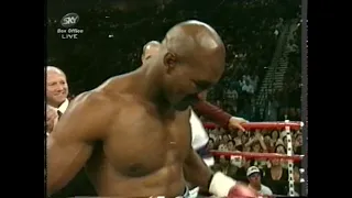 Бокс супер тяжелый вес Майк Тайсон VS Эвандер Холифилд-2 (бой скандал).