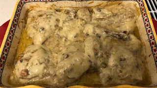 Baked Chicken with Cream Of Chicken and Mushroom Soup