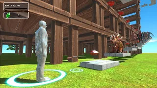 Deadly FPS parkour around wooden buildings with time travel - Animal Revolt Battle Simulator