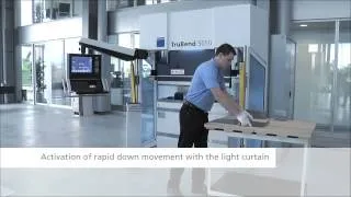 TRUMPF bending: TruBend Series 5000 - How the light curtain works