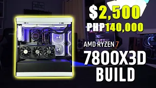 $2,500 (Php140K) Ryzen 7 7800X3D Gaming PC Build. | Hyte Y40