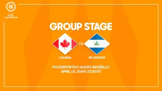Canada vs Nicaragua | 2024 Concacaf Futsal Championship