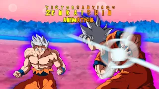 Goku Ultra Instinct VS Gohan Limit Breaker - Fan Animation