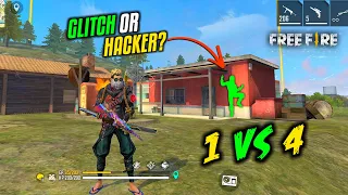 Solo vs Squad Enemy use Hack or Glitch? Op Gameplay - Garena Free Fire