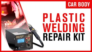 Plastic welding repair kit - Repair of a front bumper