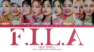 TWICE - 'F.I.L.A' (Fall In Love Again) Color Coded [Lyrics Han/Rom/Eng]