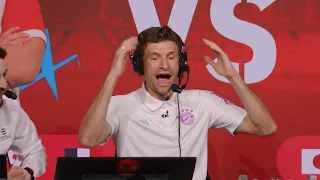 FC Bayern player Thomas Müller as commentator for @play_efootball