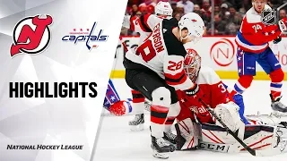 NHL Highlights | Devils @ Capitals 1/16/20