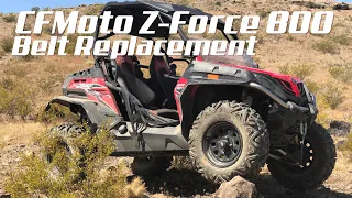 CFMoto Z-Force 800 Belt Replacement