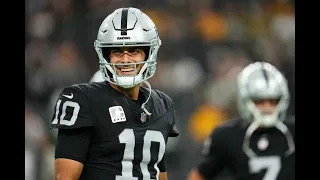 Jimmy Garoppolo - Every Completed Pass - Las Vegas Raiders vs Green Bay Packers - NFL Week 5 2023