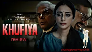 khufiya movie tabu ali fazal ashish vidhyarthi | review | ayushagrawalvlogs0555 | ayushagrawalvlogs