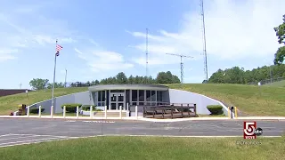 A Cold War-era bunker in the middle of suburbia