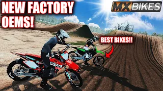 NEW FULL FACTORY BIKE PACK ARE THE BEST BIKES IN MXBIKES NOW!