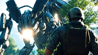 Alien Robots Invading Earth Chose the Wrong US Soldier to Mess With