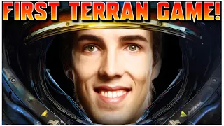 Grubby | SC2 | FIRST TERRAN Game!