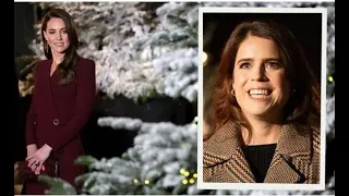 La princesa Eugenie 'honrada' de asistir al concierto de Navidad de Kate a pesar del vínculo