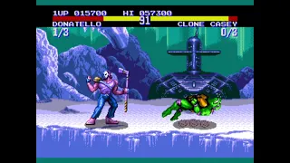 DONATELLO vs CLONE CASEY - Teenage Mutant Hero Turtles  (Tournament Fighters)