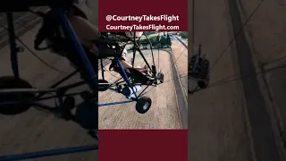 Windy and Turbulence While Landing a Quicksilver Ultralight