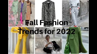 Fall fashion Trends for 2022