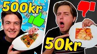 50kr VS 500kr PIZZA!