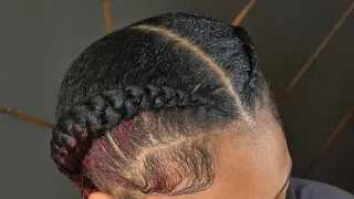 Style 2 Feed-in Braids with me! Hair Shenanigans with my daughter! 🤪 #hair #feedins #teen