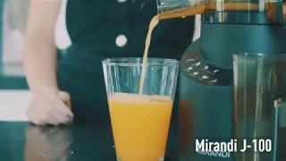 Шнековая соковыжималка для любых овощей и фруктов MIRANDI J 100