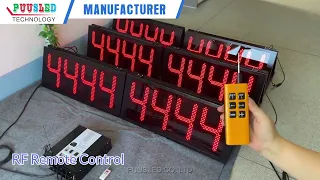 PUUSLED Weekly-LED gas price sign with control box