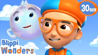 Blippi Learns How to Make Bubbles! | Blippi Wonders Educational Cartoons for Kids