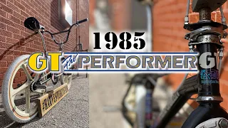 1985 GT PRO PERFORMER OLD SCHOOL BMX BUILD @ HARVESTER BIKES