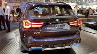 New BMW iX3 Facelift 2022 | Visual Review, Exterior and Interior | IAA Munich 2021