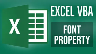 Excel VBA Tutorial for Beginners 8 - Excel VBA Fonts | Excel VBA Font Property