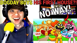 DOGDAY BUYS HIS FIRST HOUSE?! (Cartoon Animation) @GameToonsOfficial REACTION!