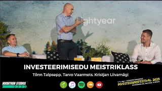 INVESTEERIMISEDU MEISTRIKLASS. Portfellijuhtimise strateegiaid edasijõudnud investorile.