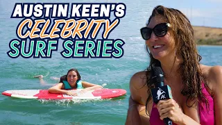 Heather McDonald Faints at the sight of wakesurfing. Celebrity Surf Series with Austin Keen.