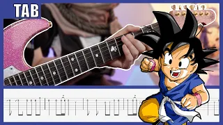 [TAB] Dragon Ball GT - Op 1 Dan Dan Kokoro Hikareteku Cover | Guitar Tab | Lesson | Tutorial