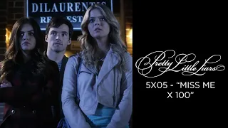 Pretty Little Liars - Aria & Ezra Bump Into Alison - "Miss Me x 100" (5x05)