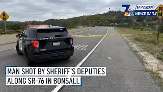Sun. May 5 | Man shot by sheriff's deputies along SR-76 in Bonsall | NBC 7 San Diego