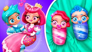 Digital Circus Princess Loolilalu and Candy Prince GROWING UP! 32 DIYs for LOL OMG