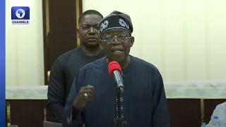[Full Video] Tinubu Meets Private Sector Leaders