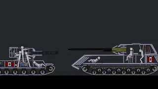 KV-2 vs Maus in People Playground