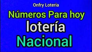 LOTERIA NACIONAL NÚMEROS FUERTE PARA HOY 07 DE MAYO DEL 2024