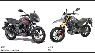 Bajaj Pulsar 150 vs Keeway TXM 150 Test specification comparison