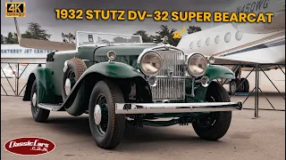 Four Valves Per Cylinder In 1932? Stutz DV-32 Super Bearcat - Monterey Car Week 2023