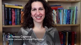 Political Psychology of Conflict and Cooperation - Dr Tereza Capelos