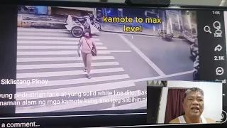 Mga Ibang Kamote  Riders at 4 Wheel Car Drivers. Hindi Alam ang ibig sabihin ng, Pedestrian lane?