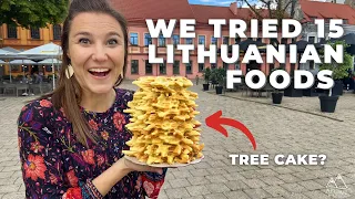 Lithuanian Food | 15 Dishes to Try in Vilnius & Kaunas | Americans Try Lithuanian Food